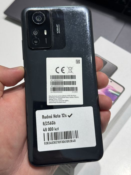 Redmi Note 12s 256gb ozu 8