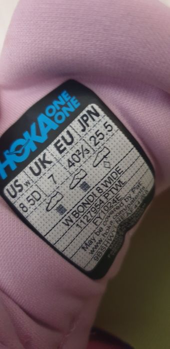 Hoka Bondi 8 Womens Size 40 2/3/ 25.5 см  НОВО! ОРИГИНАЛ! Дамски Маратонки!