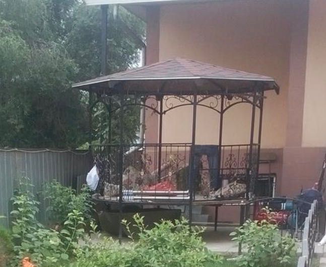 Беседка кованная