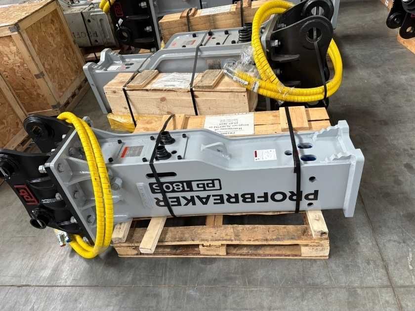 Гидромолот для экскаватора Hyundai R140, ProfBreaker 180S, Южная Корея