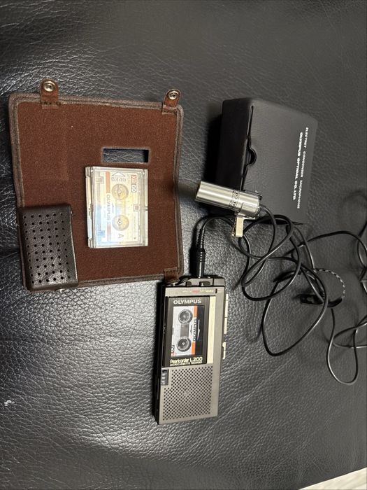 Olympus l200/microfon olympus si 2 casete olympus xb60