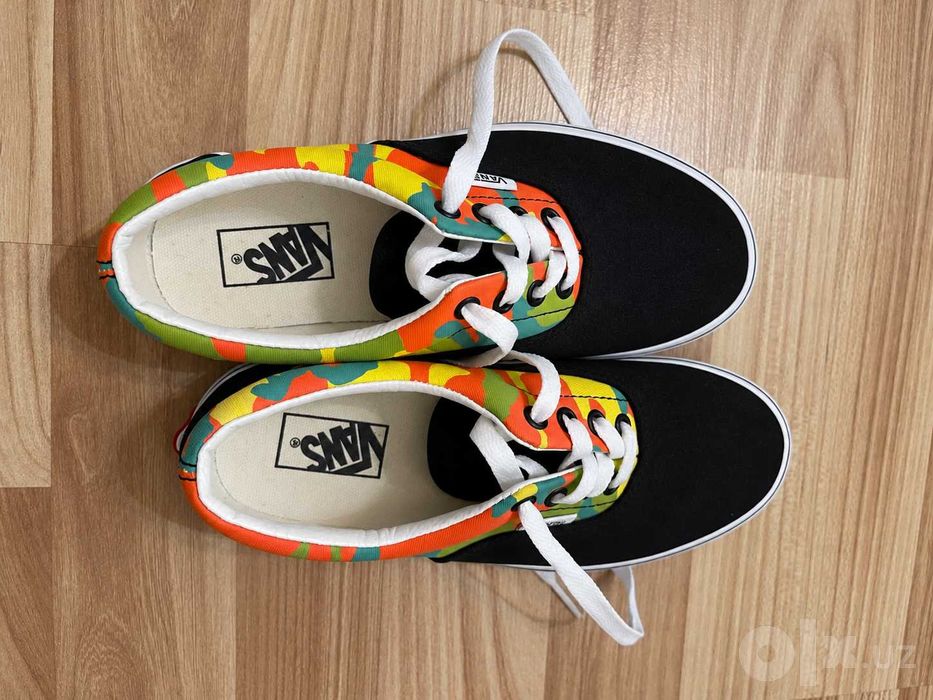 Детские кроссовки Vans яркие, размер EUR 34