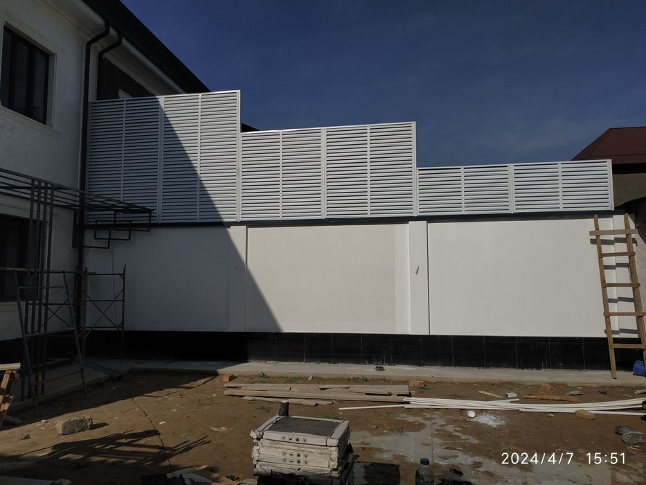 44. Заборы жалюзи. Евро заборы