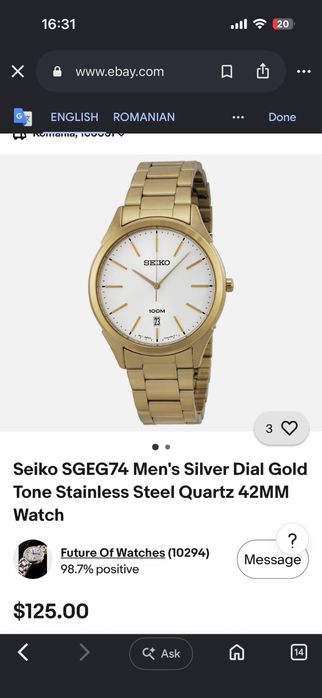 Ceas Seiko SGEG74