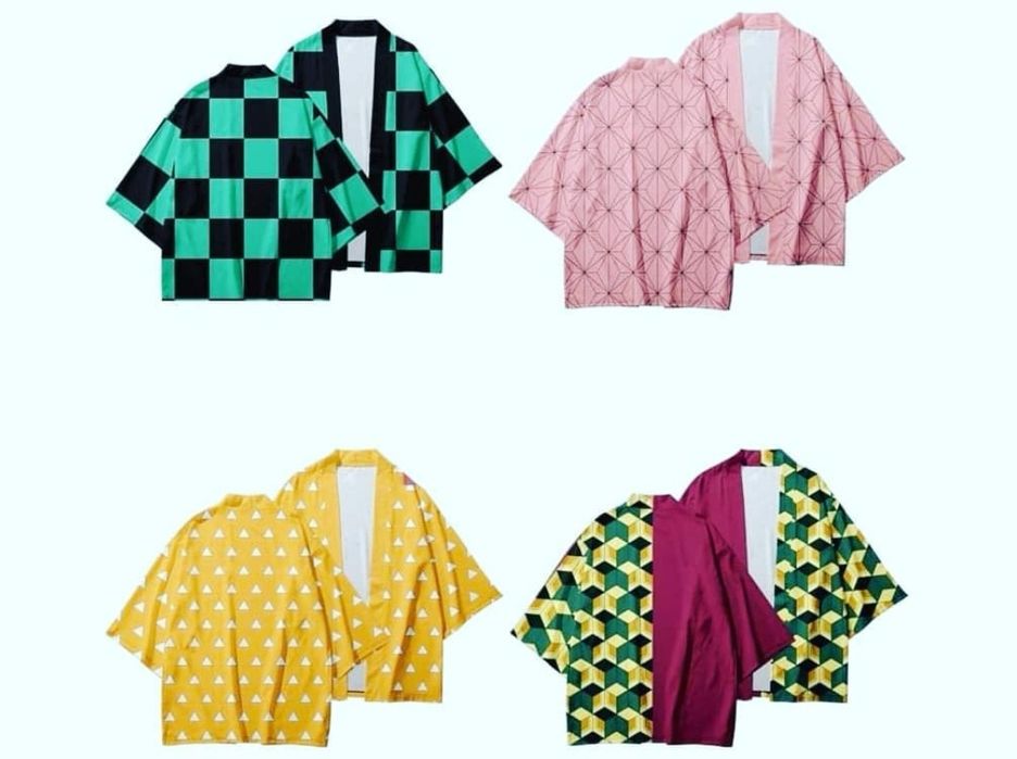 Demon Slayer Kimono: Tanjito, Nezuko, Zenitsu, Giyu Tomioka