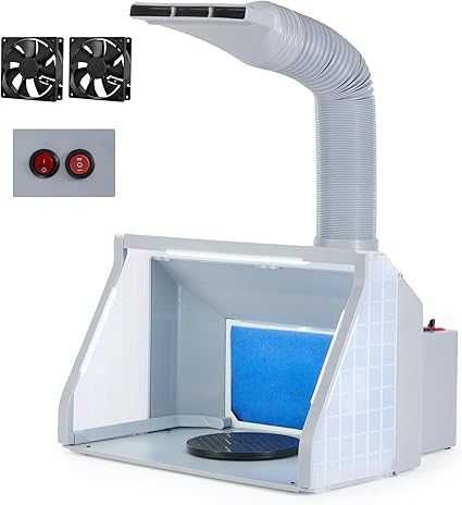 Cabină de aspirare aerograf CO-Z 4 m³/min - Pliabilă pe două niveluri