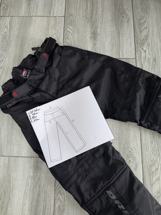Pantaloni moto polo copii 146-152