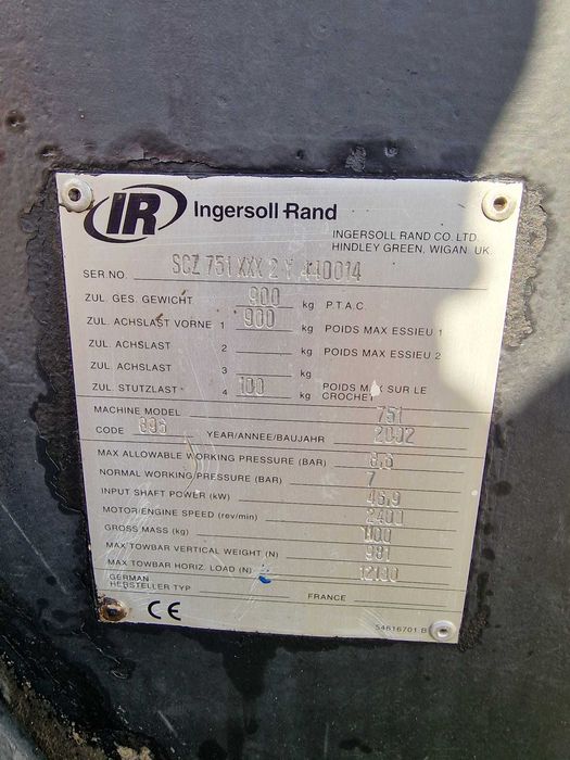 Compresor Ingersoll Rand 751 – an 2002