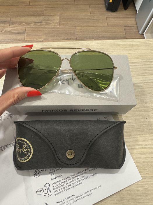 Ochelari de soare Ray-Ban Aviator Reverse RBR0101S, NOI, Garantie!!!