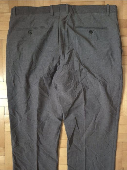 Pantaloni eleganți H&M Regular Fit, Gri, Bărbați - 54 (38R)