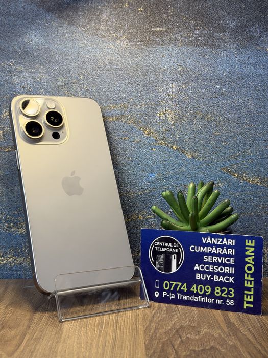 Iphone 15 Pro Max/512Gb/2 ani Garantie Centrul de Telefoane/rate