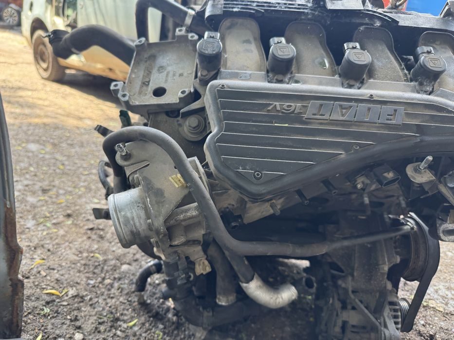 Fiat Stilo 1.6 16V 104 к.с. Двигател + Скоростна Кутия ASR Реални 210 000 км Гаранция