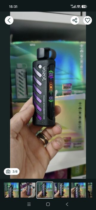 Vape 25.000 Puffs Vozol Narghilea cu Sunet Abur Mult