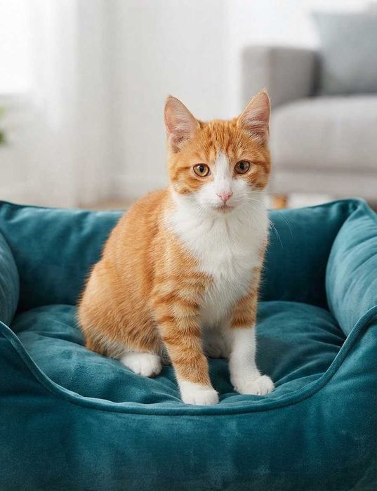 Рыжий котенок мальчик 6 месяцев