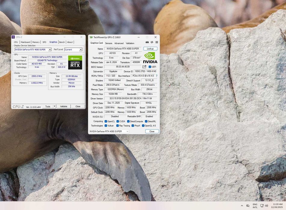 Placă video Gigabyte RTX 4080 SUPER Gaming OC – stare excelentă