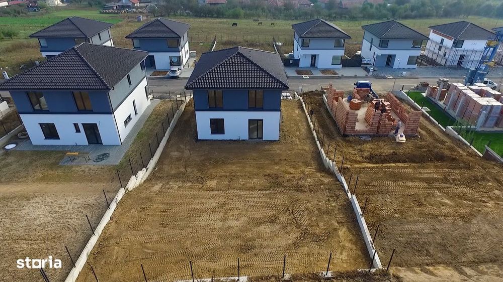 Casa individuala de vanzare in Corusu – finisata exterior, interior