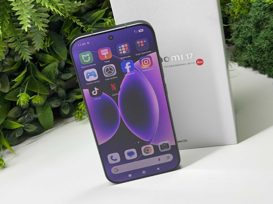 ! КаТо НоВ ! Xiaomi 17 256GB Black 1г Гаранция