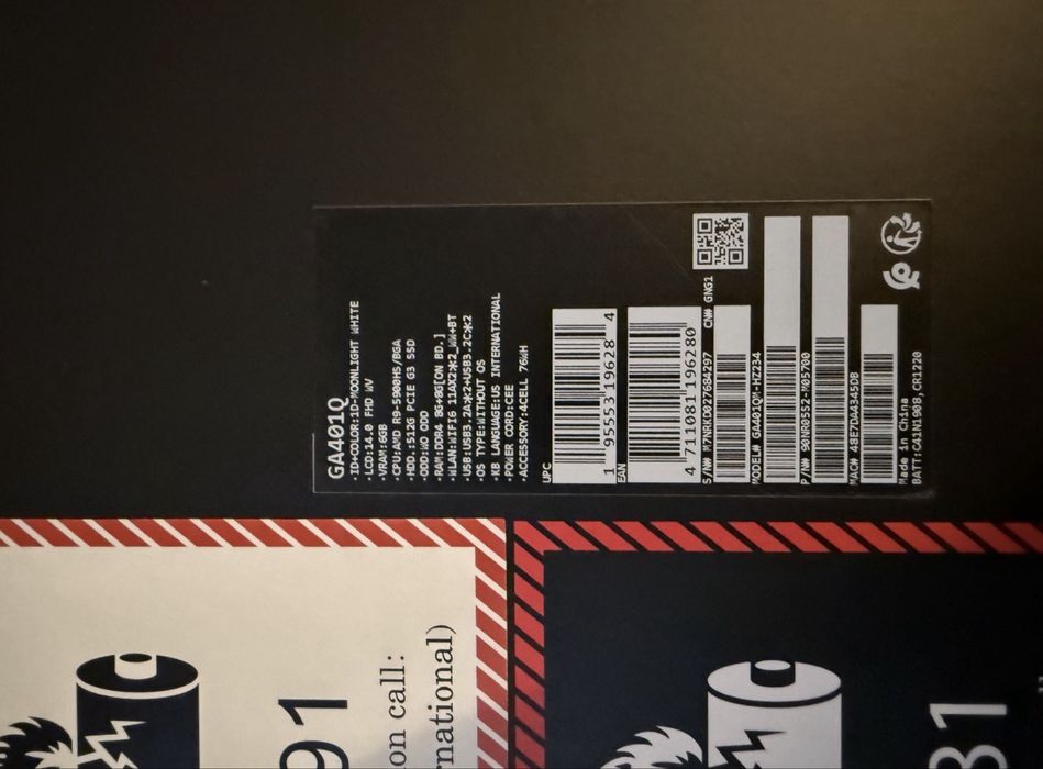 Laptop Gaming - ROG Zephyrus G14 (RTX3060)