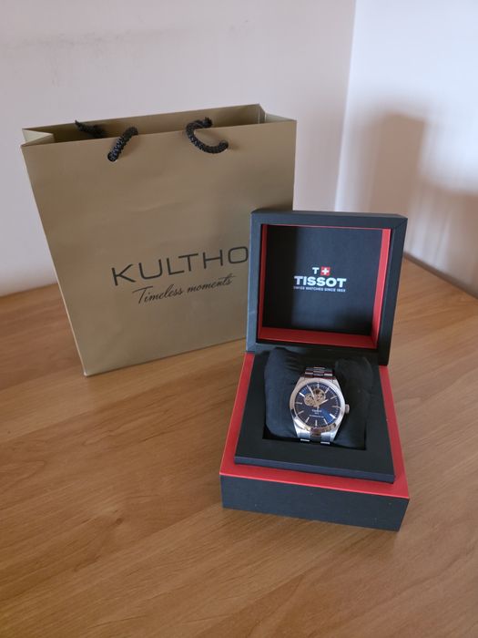 Ceas Tissot Powermatic 80 Open Heart Blue