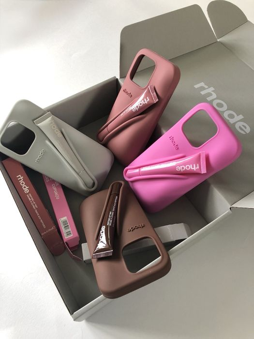 Rhode калъф + Rhode гланц | Rhode Case + Rhode Lip Gloss | Комплект