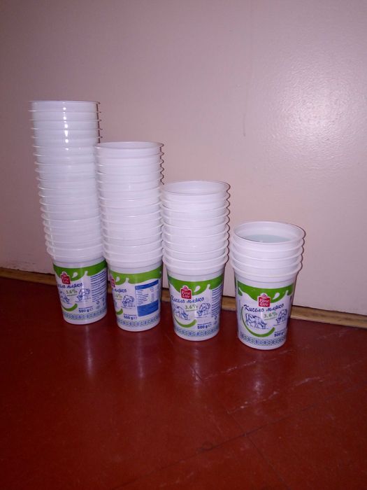 Кофички от кисело мляко - за Вашия разсад