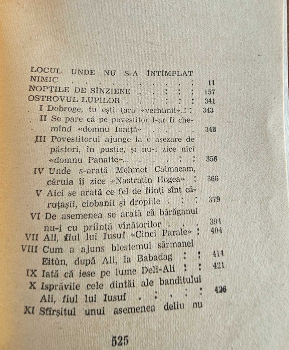 ROMANE de Mihail Sadoveanu