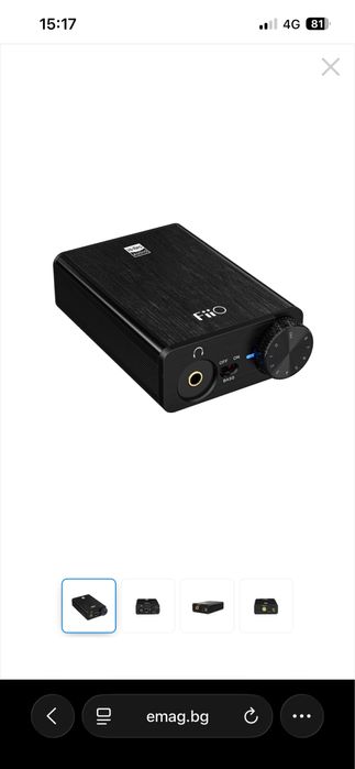 Fiio E10K Dac предусилвател