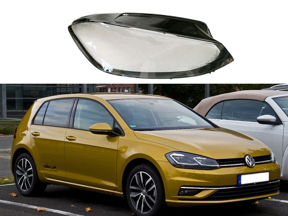 Стъкла за фарове на VW Golf 7 Facelift