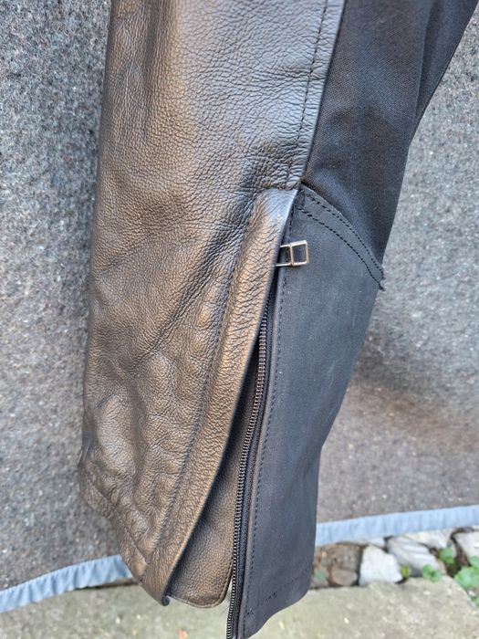 Pantaloni Moto Piele REV'IT! Mărimea 52 – Protecții incluse, Stare Excelentă