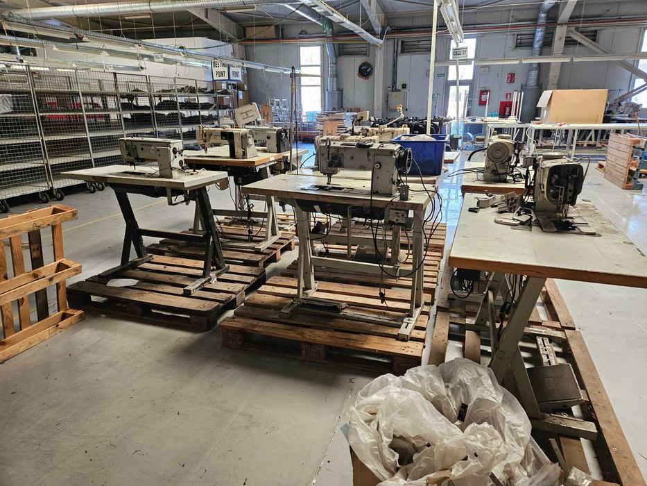 masina de cusut industriala Durkopp, masa de lucru