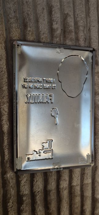 Placuta Metalica The Godfather, cu Don Vito Corleone