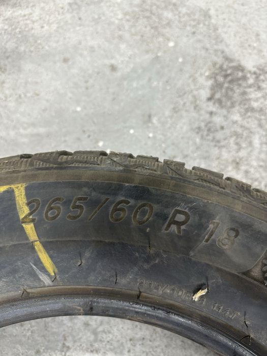 Зимняя MICHELIN 265/60/R18 шипы!