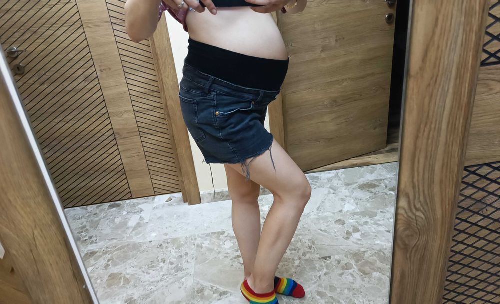 Къси панталонки за бременни, М размер