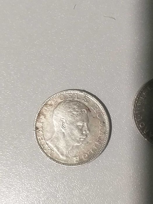 Moneda 1 leu  carol i 1914-Mihai regele romanilor 200 lei 1942