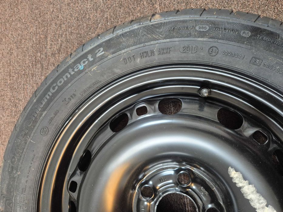Roata Rezerva 5x100 15'' - 195/55/15 - OEM VW Polo / Seat Ibiza / Skoda Fabia - NOUA !