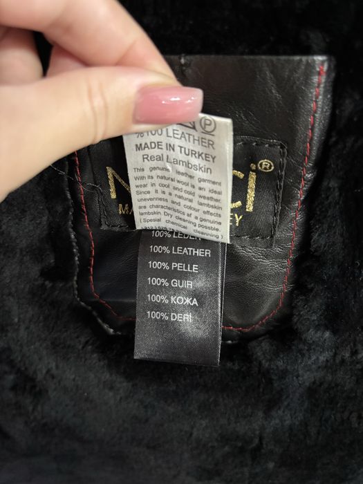 Продам мужскую кожаную дубленку