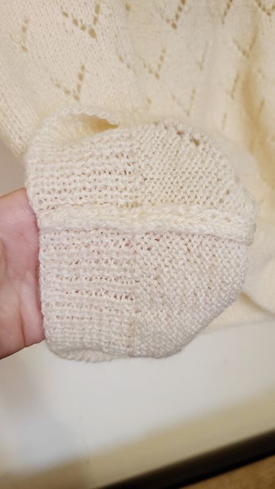 Vestă lână lucrată manual