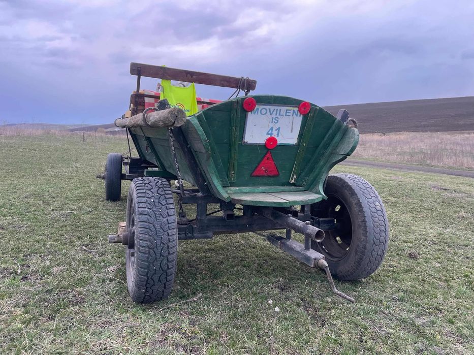 Vând căruța și cal