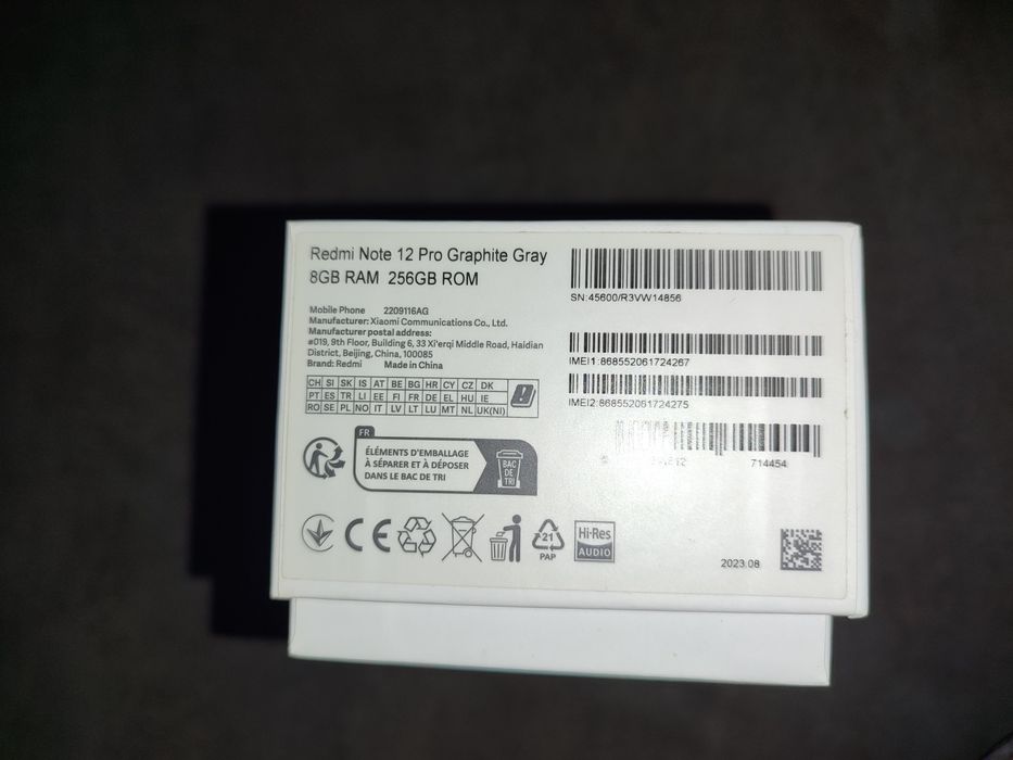 Xiaomi redmi note 12 pro