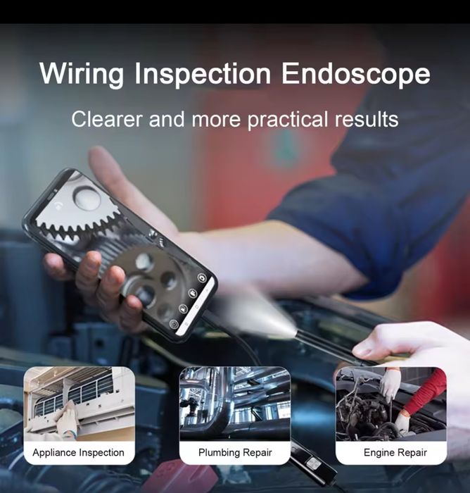 Camera Endoscopică Camera Inspectie Type C USB android și laptop 5.5mm