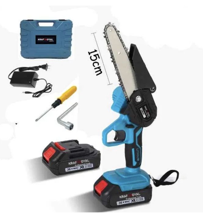 Акумулаторен Трион за Клони, 15 см шина, / 36V, 8Ah /