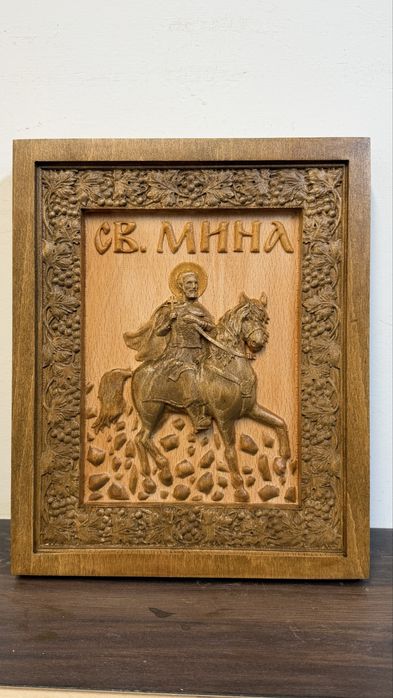 Машинни дърворезби, икона Свети Георги Победоносец