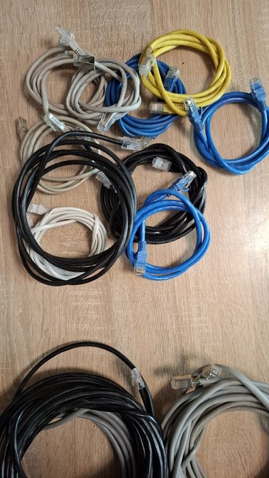 Сетевой кабель LAN для интернета 1 метр