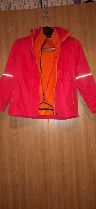Geaca copii impermeabila cu fleece 146-152
