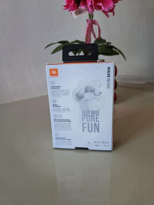 Casti in-ear JBL Wave Beam/Flex, True Wireless, Deep Bass, Sigilate!