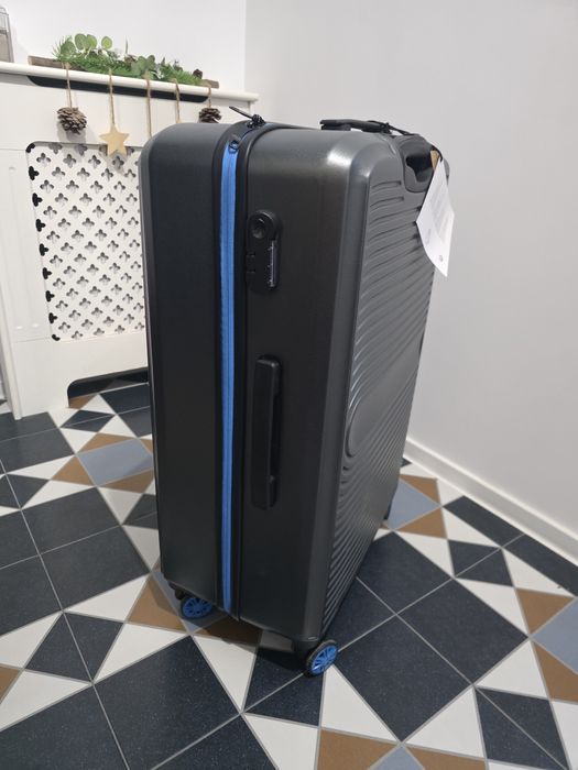 Troler cu 8 roti  Hanoi, ABS, 73 cm, Gri