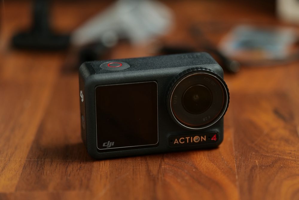 DJI Action 4 в отлично състояние – 10/10 action cam