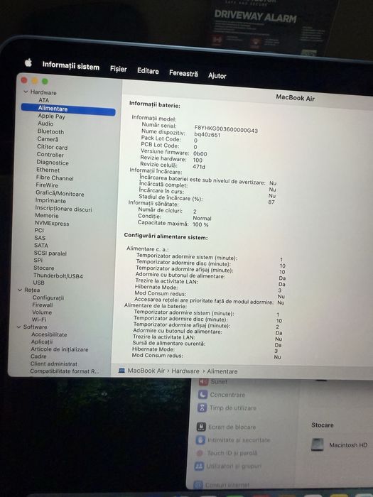 Macbook air 13 m4 256 gb