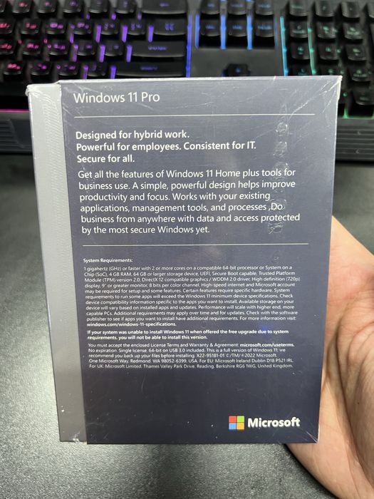 Продам windows 11 pro