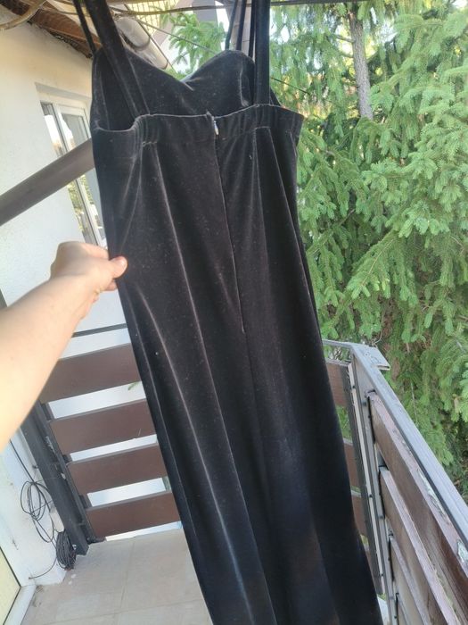 Rochie catifea neagra